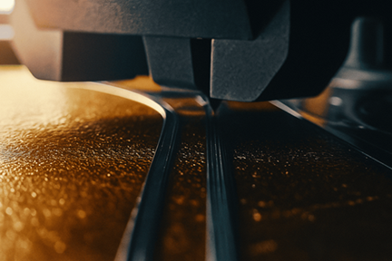 Feine Layer – Detailaufnahme