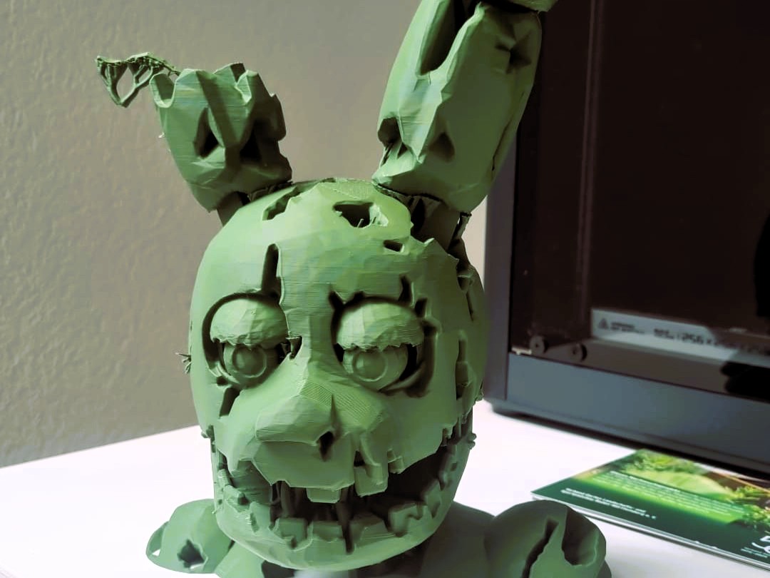 Beispiel: komplexes oder großes Teil (mehrteilig, lange Druckzeit)